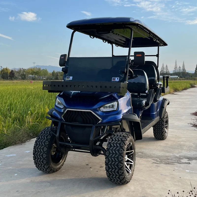 New Model Tourist Sightseeing 6 Passenger Golf Cart With Professional Meter