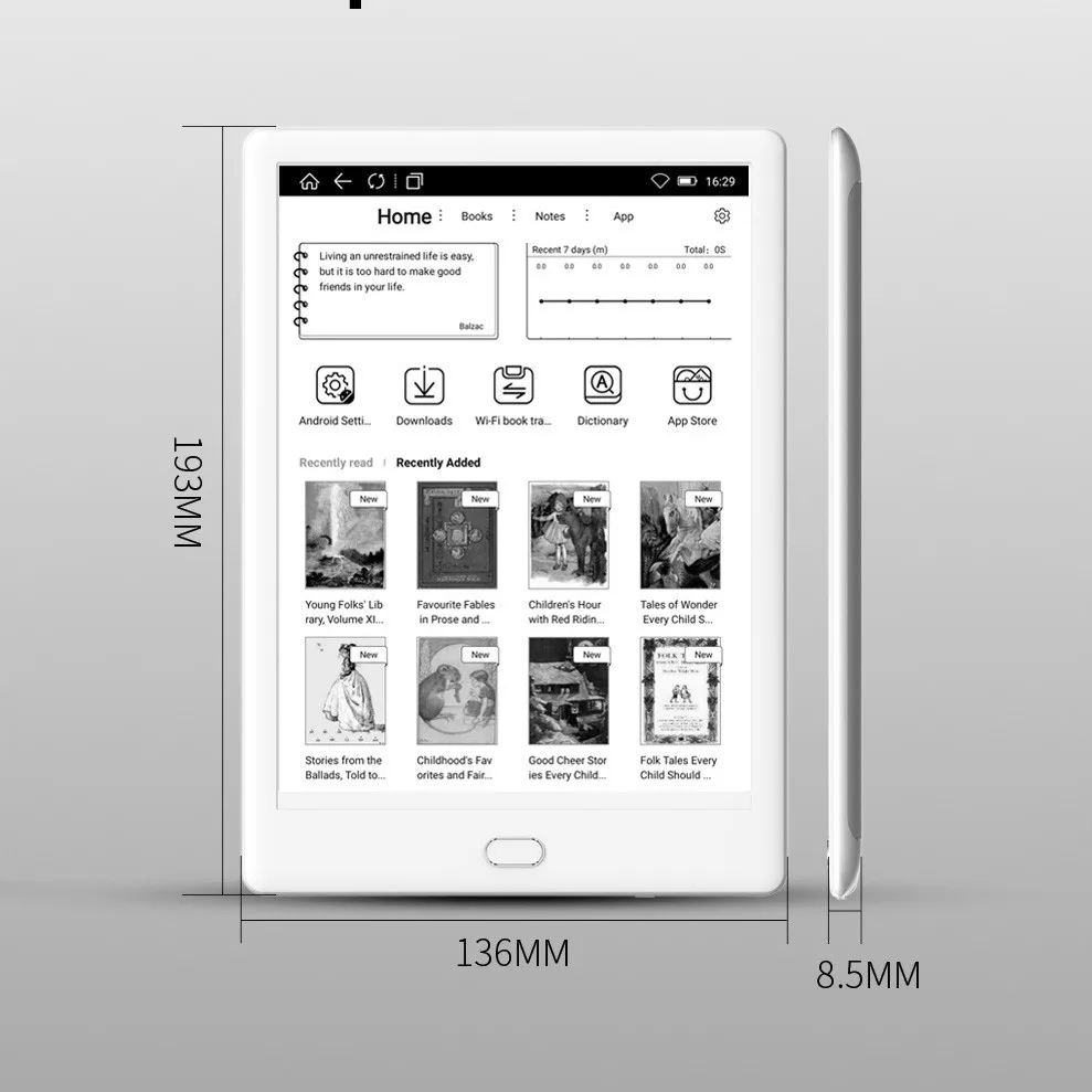  7 8 дюйма электронная книга Likebook читается с вами обзор романы офис сенсорный экран Смарт-ридер внешкольное