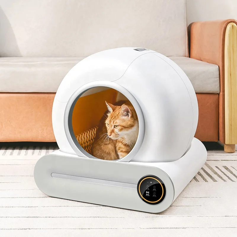 TUYA WiFi Connection Ultra-quiet Automatic Cat Toilet APP Control Self Cleaning Smart Cat Litter Box