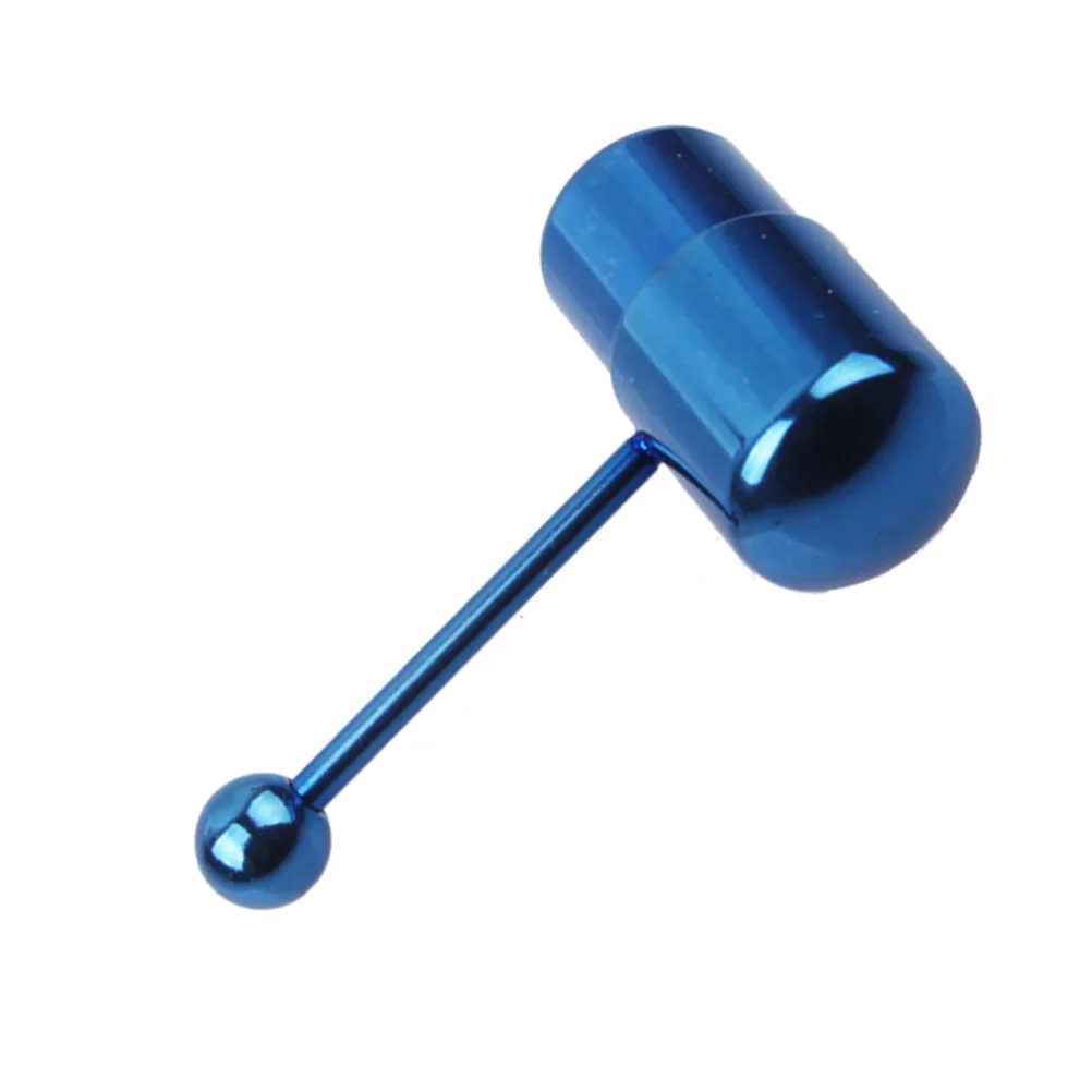 
 Серьги-гвоздики с вибрацией в стиле хип-хоп, позолоченные ювелирные украшения для пирсинга языка из нержавеющей стали  