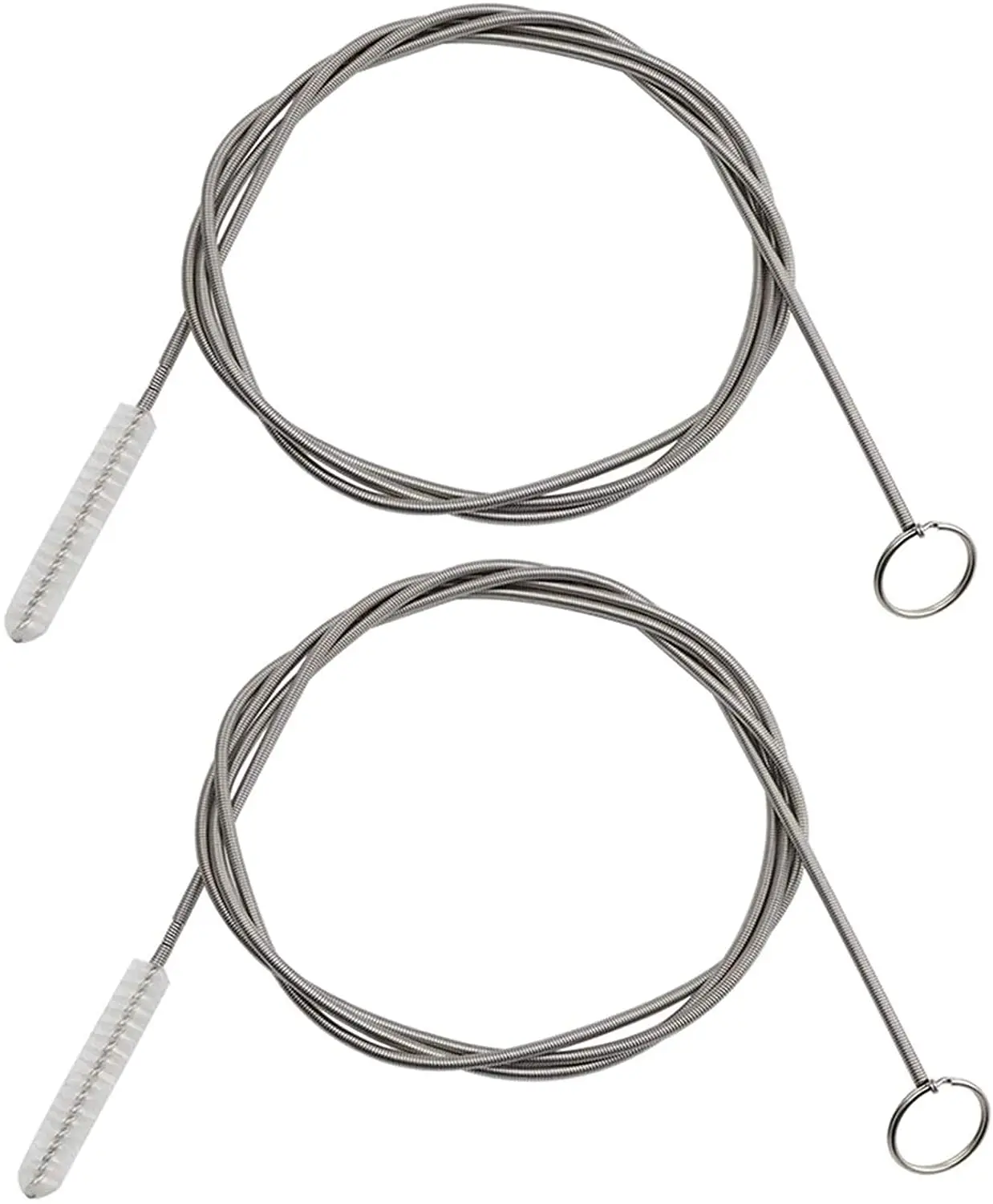 new design Stainless steel Soft Nylon Washbasin water pipe  KITCHEN Sewer fridge Tube Most CPAP Hose Type long cleaning Brush