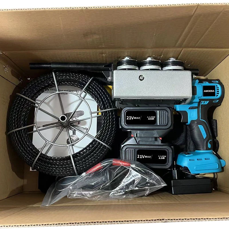 Electric 20V 500nM Powered Base Stringing Machine Cable Puller Wire Pulling Tools & Equipment