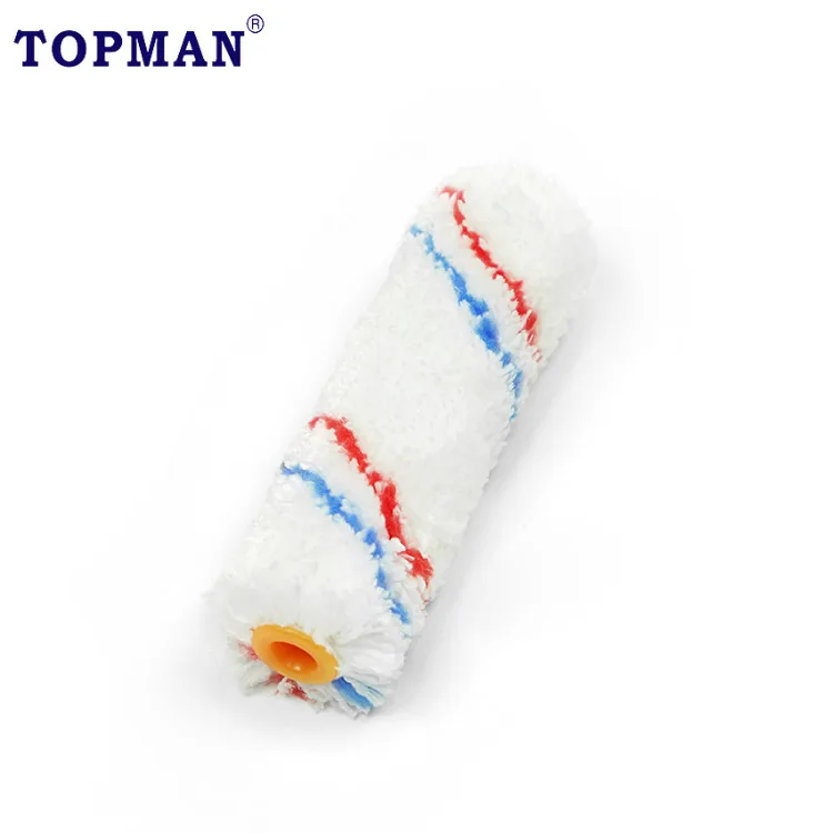 TOPMAN 4 inch high quality product made of best microfibre white with red  blue stripe