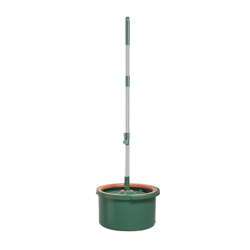 Topwill Flat Quick Clean Mops 360 Microfiber Telescopic Floor Dust Cleaning Water Squeeze Mop With Bucket Dry and Wet Rotary Mop