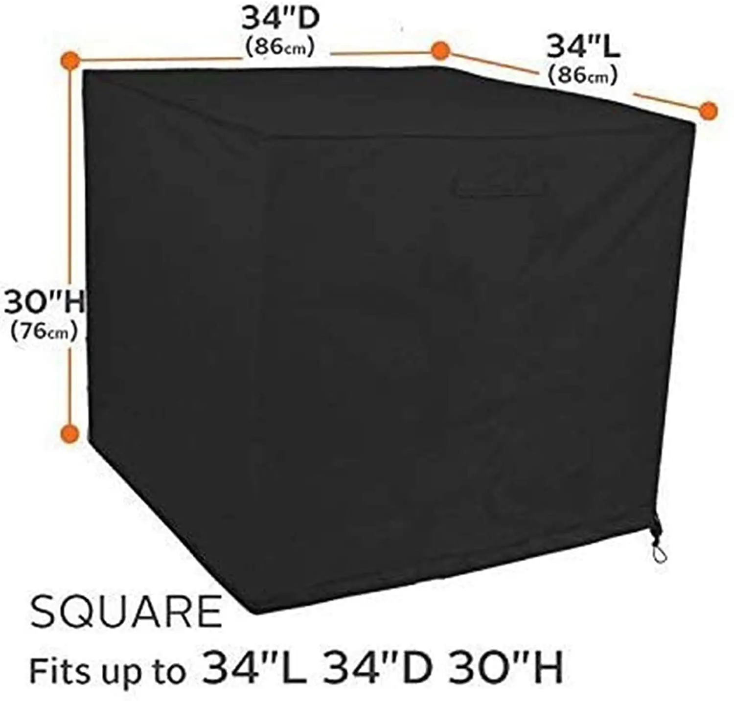 
High Quality Outdoor Square 600D Fabric Air Conditioner Cover 