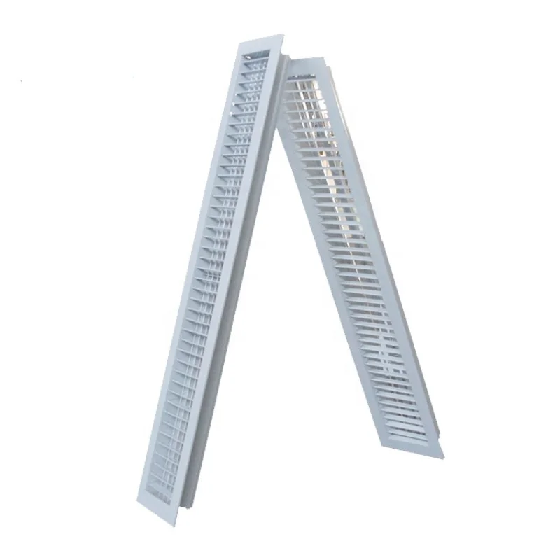Industrial commercial double layer louver air vent air condition floor air vent grille ventilation system adjustable louver vent