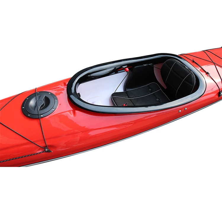Light Touring Ocean Kayak Abs Thermoformed Racing Thermoform Kayak With Skeg Double Sea Kayak