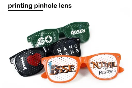 Custom pinhole sticker sun glasses promotional sticker sun glasses