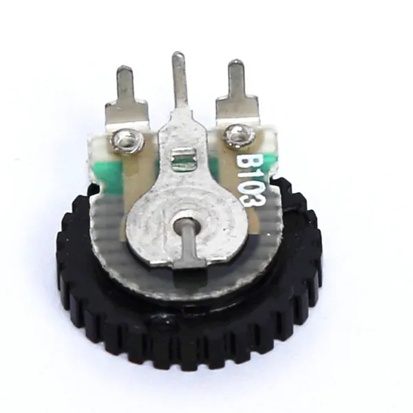 bonens Wholesaler 15*1 16*2 Dual thumb wheel potentiometer 5K 10K 50K 10k audio potentiometer