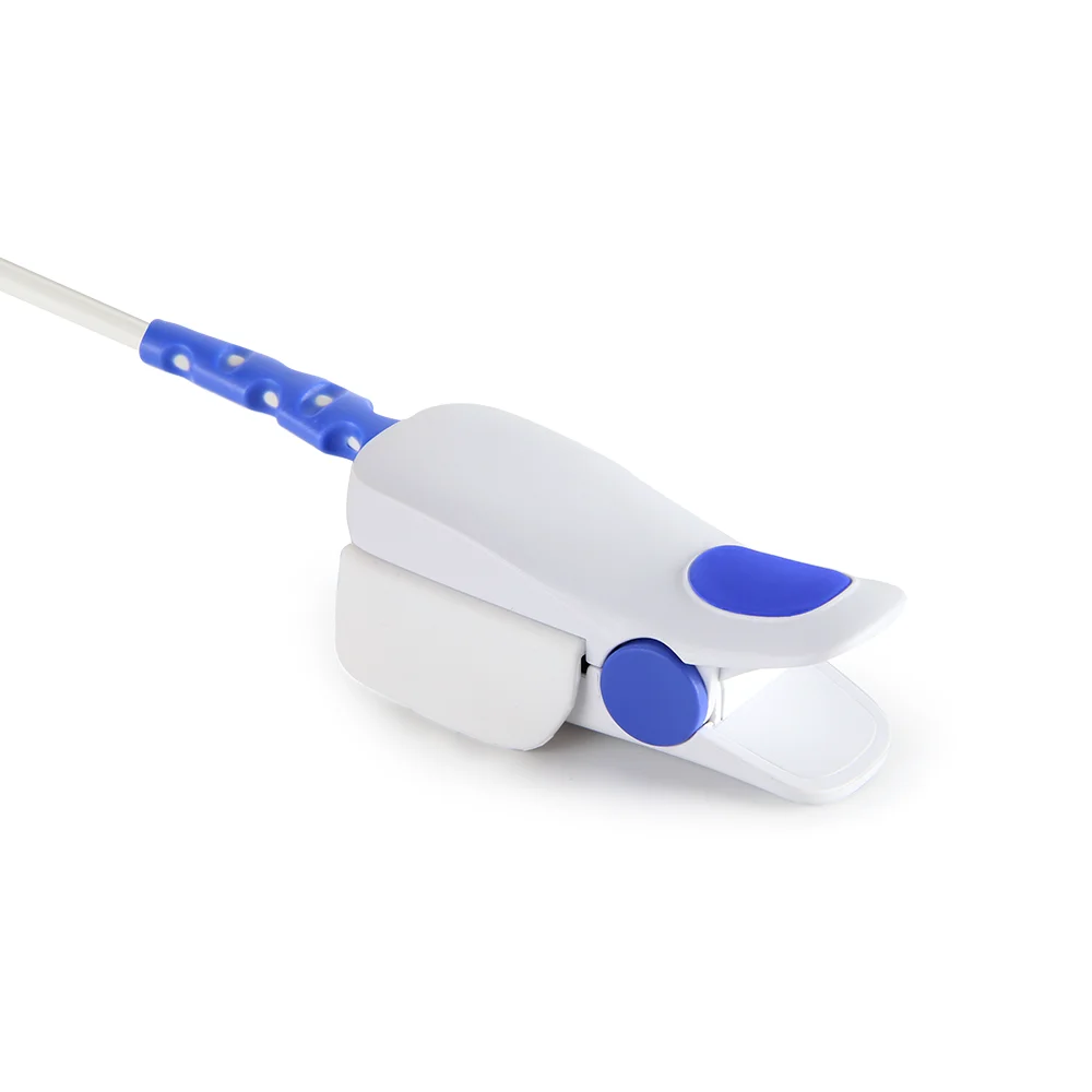 Medical Cables Manufacturer Datex Ohmeda TS-F4-MC /TruSat TD Adult Finger Tip 9 Pin SpO2 Sensor
