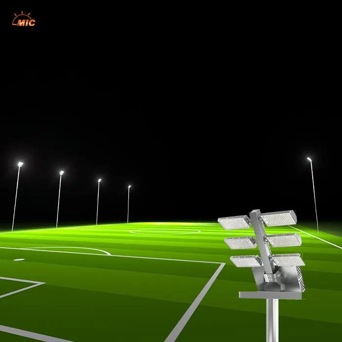 High Power Tower Crane Flood Light 170Lm/W 2000W 500W 1000Watt Outside Spotlight high mast lights