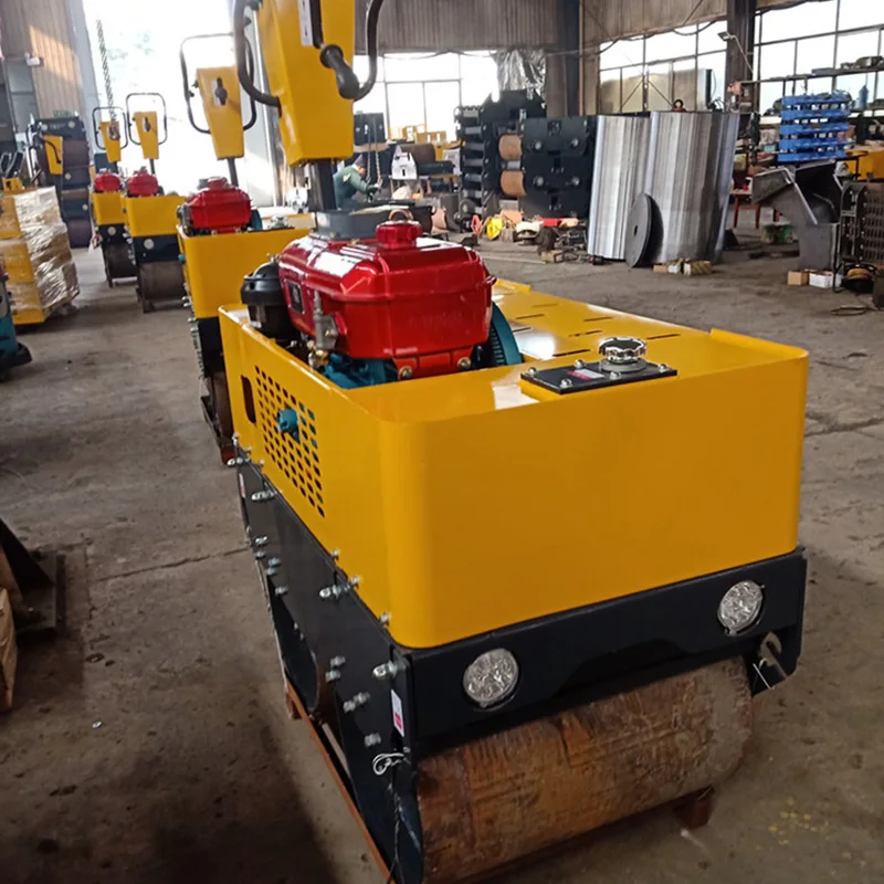 High Quality Ground Vibration Roller Handheld Self-propelled 0.5 Ton Small Roller Factory for Sale