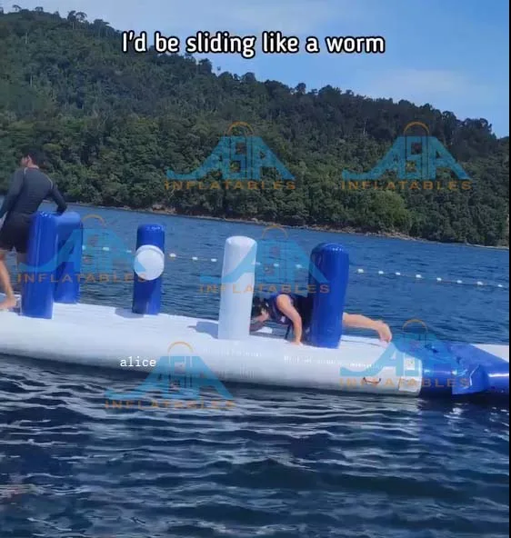 Inflatable Water Obstacle Course For Lake Wake Park/ Hot Inflatable Water Park /Inflatable Aquatic Park Aqua Fun Park