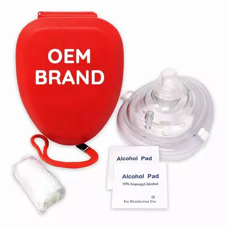 Cpr Mask Compower Latex Free Rescue Face Pocket Personalized Respirator First Aid Cpr Mask