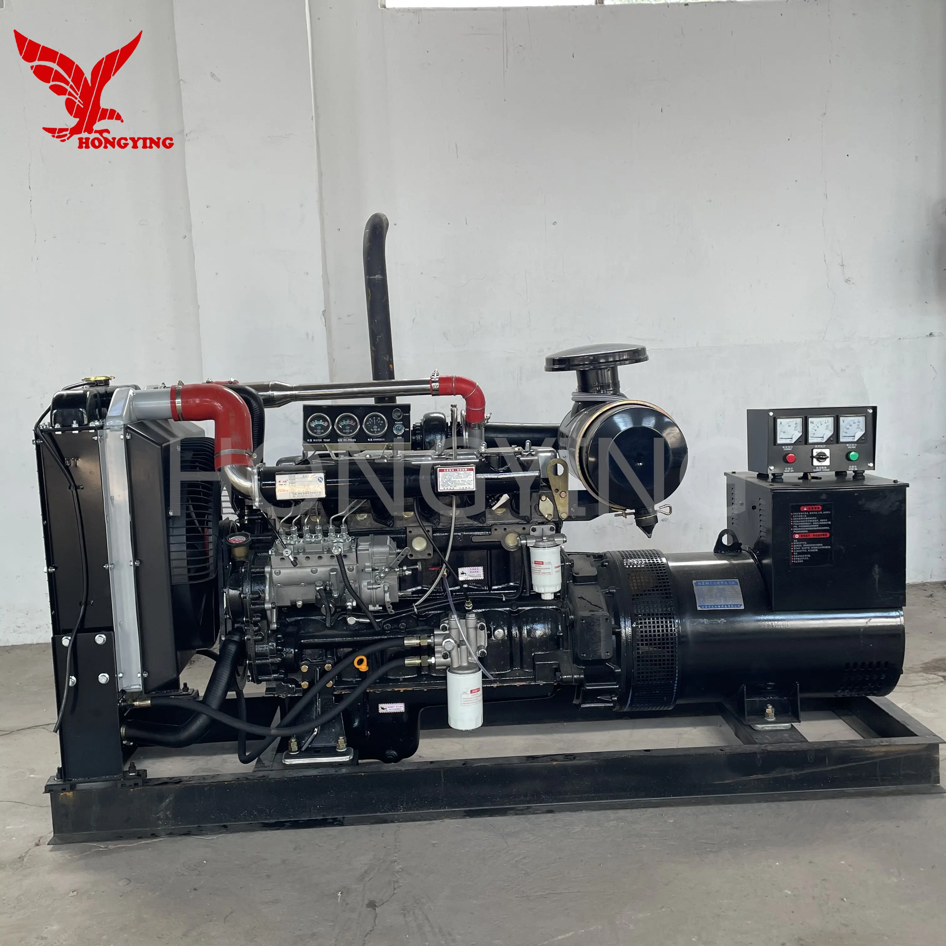 100kw Water Cooling Low Noise Methane Gas Powered Biogas Generator Set