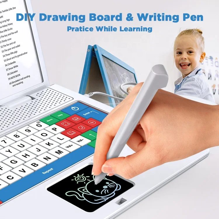 2023 High Quality Wholesale CT900 3.5 Inch Color Screen Educational Arabic Learning Items Toys for Kids with Writing Pen
