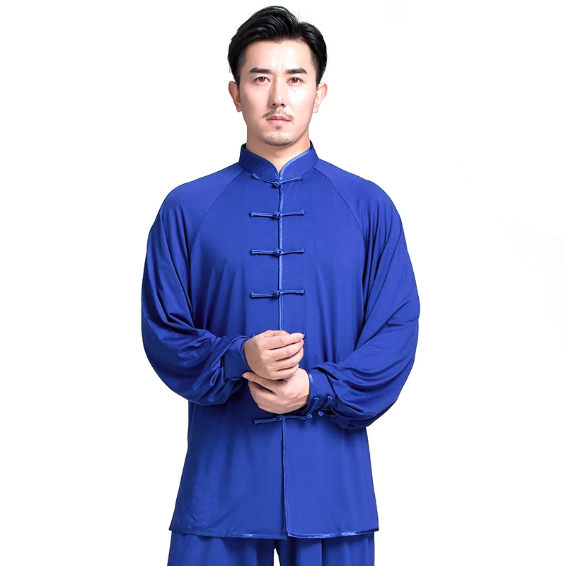 Low Price Multi-Colour Polyester Breathable Tai-Chi Suit Tai Chi Reb