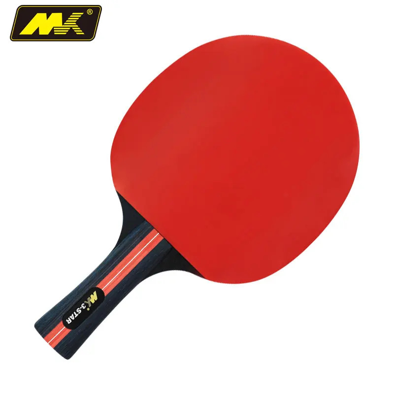 
Amazon Hot Sale 2pcs/Set Customized Table Tennis Racket Bat Ping Pong Paddle Ball Set with Carrying Bag 