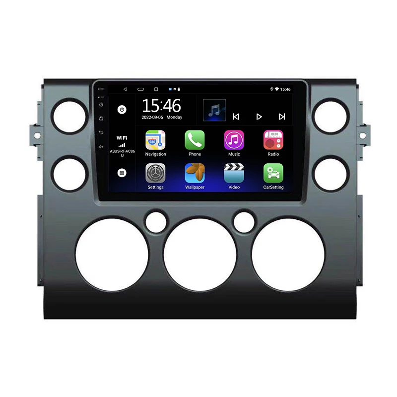 Android Car Radio Dvd Player Stereo Autoradio Screen Gps Navigation Auto Electronnics For Toyota FJ Cruiser