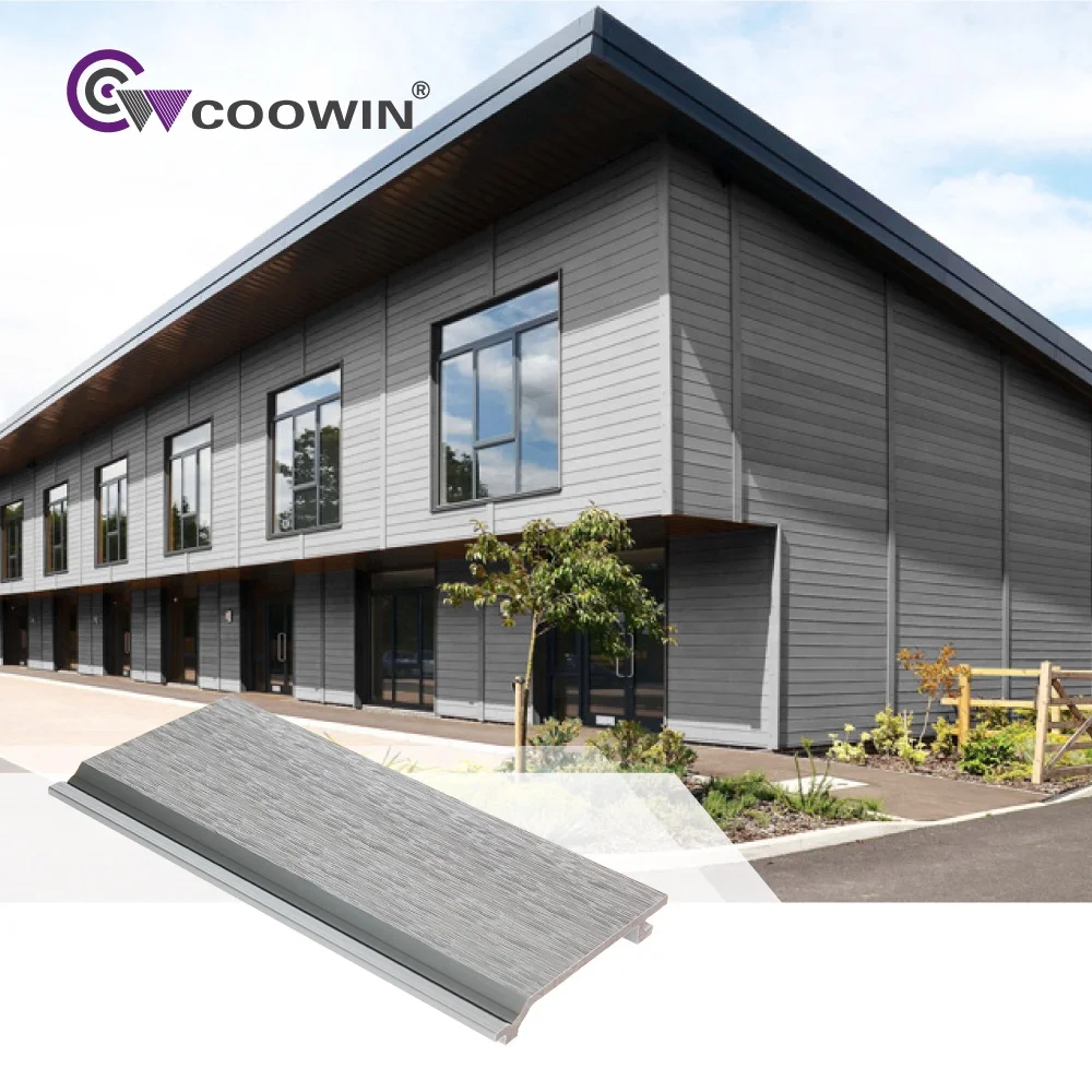 CO-07 супер качество Наружная стеновая панель Антивозрастная наружная облицовка стен из ДПК
