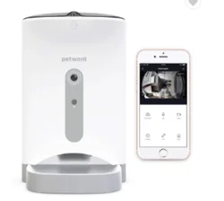 RSH Factory Wifi Remote Camera Control 7L Dog Food Feeder Smart Microchip Automatic Pet Feeder