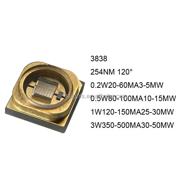 3535 Smd Uvc Uv-b глубокий Ультрафиолетовый диод 254nm 280nm 265nm 310nm 255nm uvc светодиодный