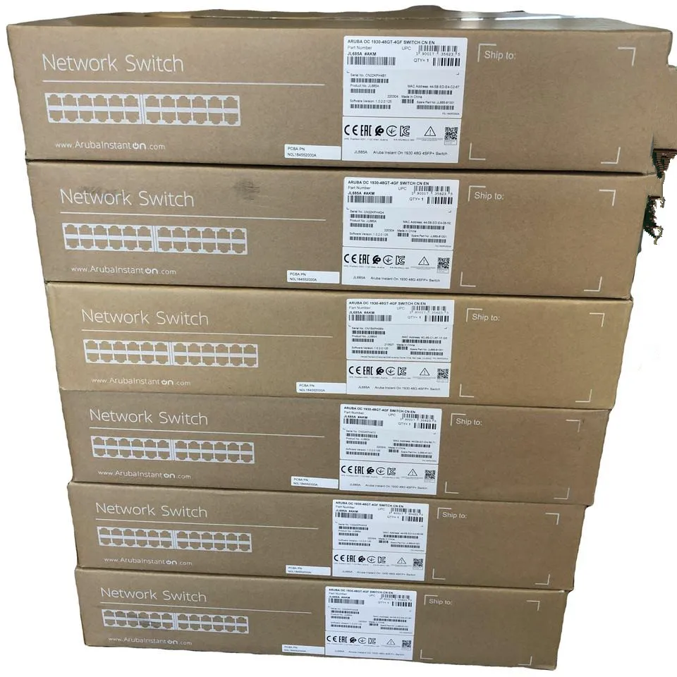 Новый оригинальный Aruba 48G класс 4 PoE 4SFP + 370 Вт переключатель