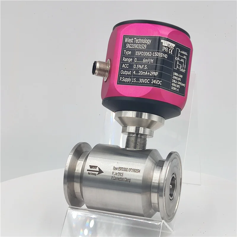 Flange and  thread turbine flowmeter for Industrial Argon Regulator
