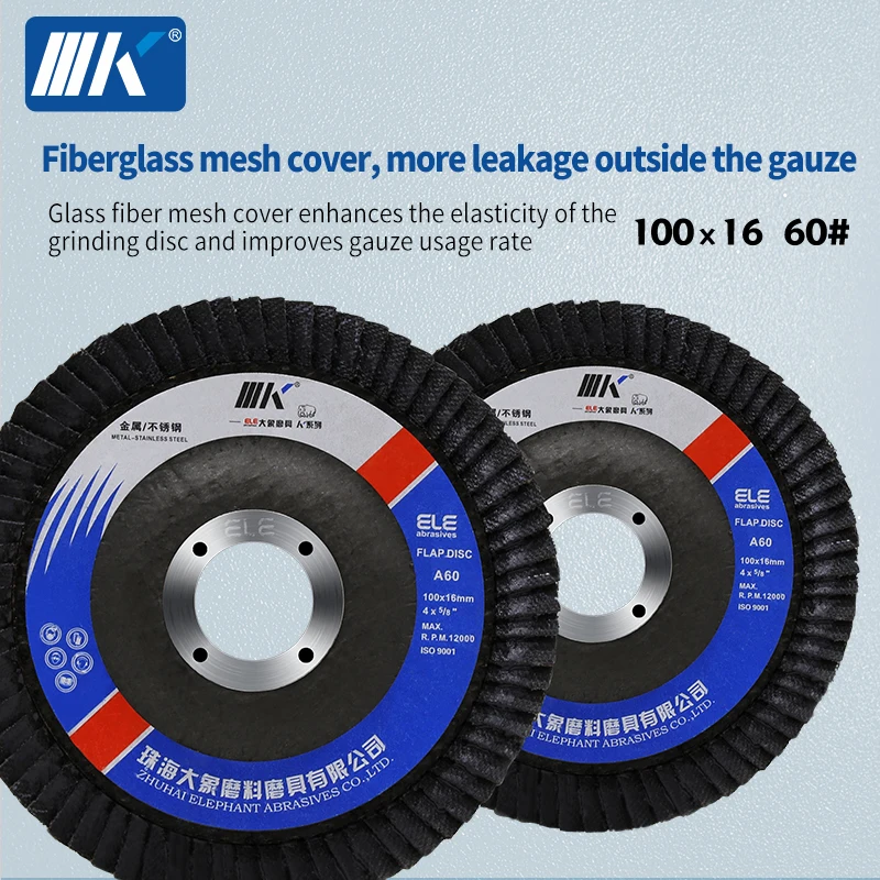 K brand metal grinding wheel 100x16mm cheap and durable grinding disc