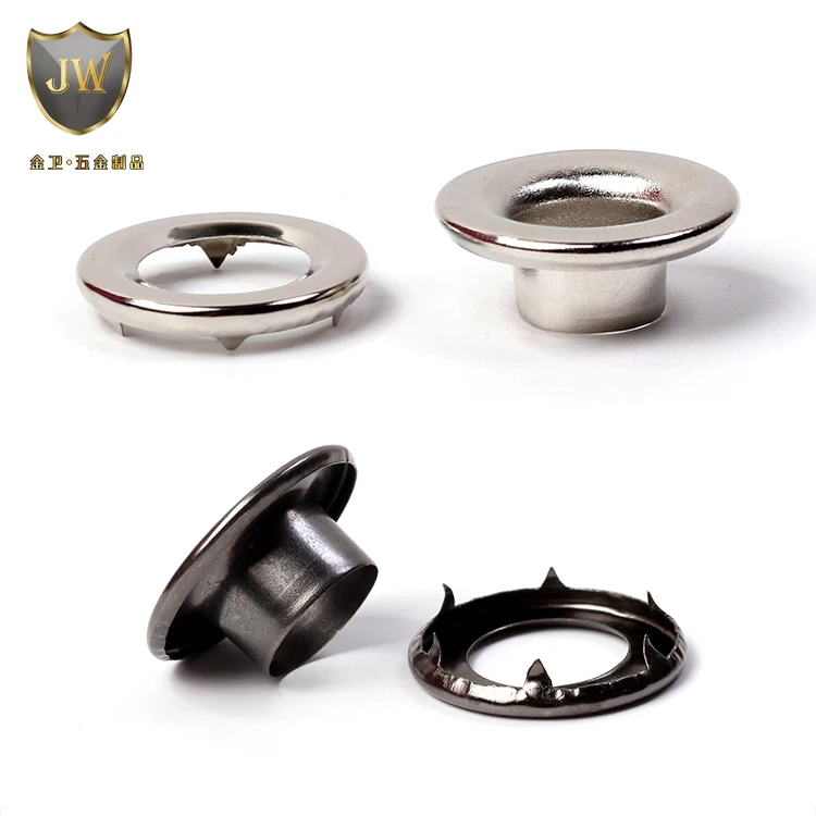 Metal Claw Eyelets Anti-slip Fixing Garment Grommets Buckles(Iron Stainless Steel Brass)for Bags, Shoes