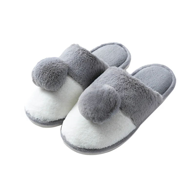 
2021 New Style Autumn And Winter Custom Slipper Indoor Non-Slip Warmth Home Thick-Soled Cotton Fashion Slippers 