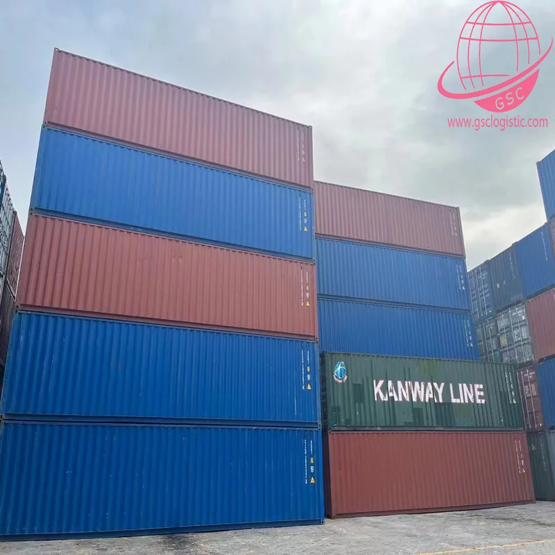 Б/у, открытая сторона, 40 футов в длину, высокий куб 40 футов, стандартный сухой контейнер