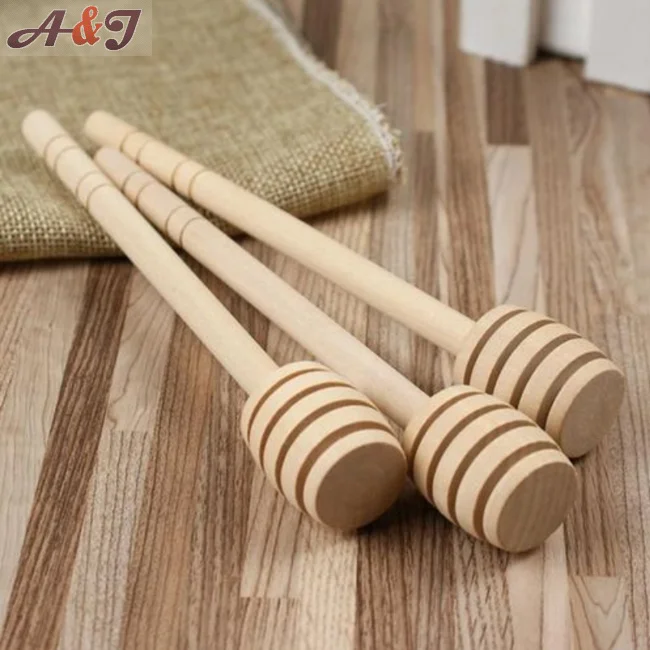 Factory directly sell wooden stirring stick for honey or jam