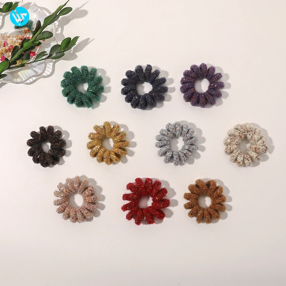 Fashion Autumn And Winter Hair Coil For Women Cheap Hair Accessories For Lady Girls Hair Tie