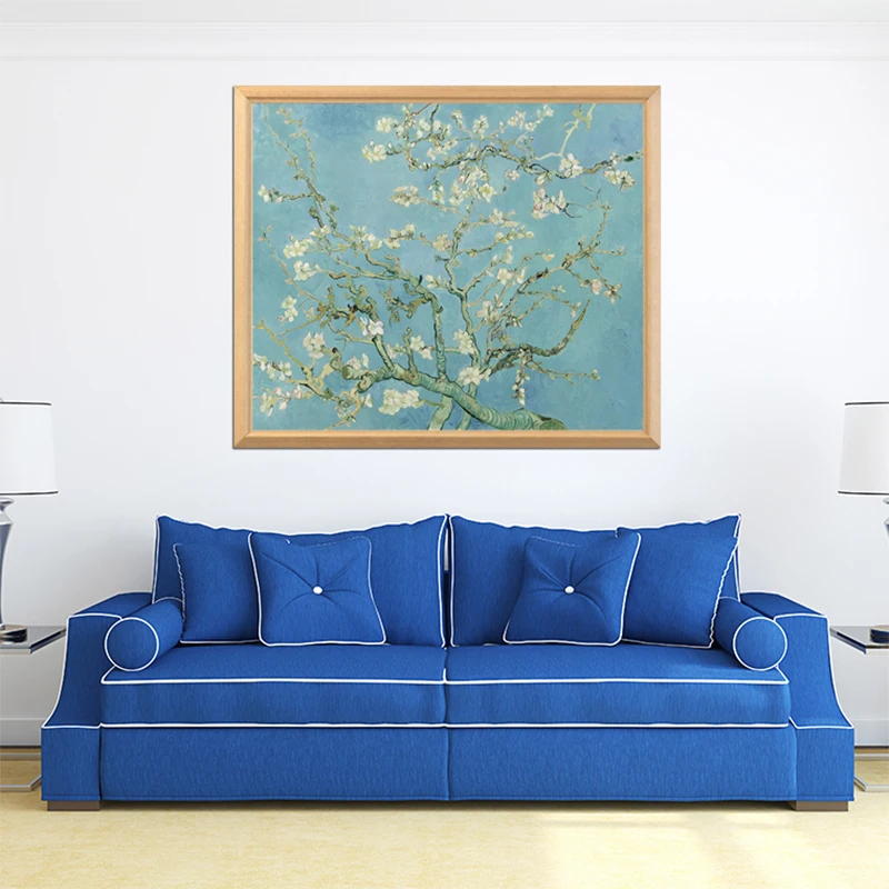 Custom Wholesale  Flower Pictures Home Wall Decor Artwork Handmade Diamond Painting Kit