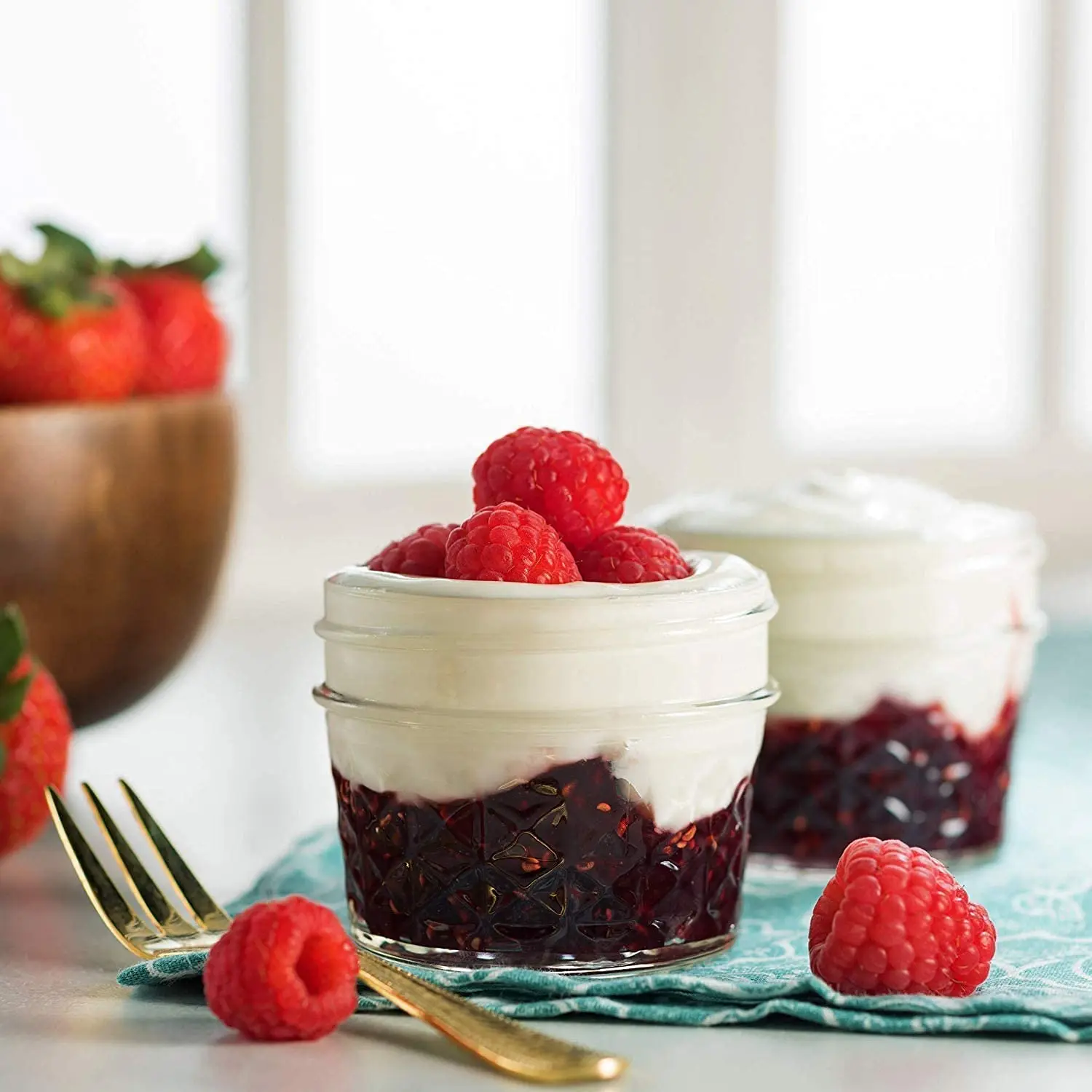 Mason Jars Wide Mouth Clear 120ml 4oz Mini Canning Jars With Metal Lids For Honey Jam Jelly Baby Foods