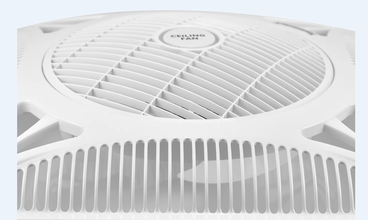 18' inch Commercial Embedded Installation White Drop 3 light Sources False Ceiling fan With Remote Control