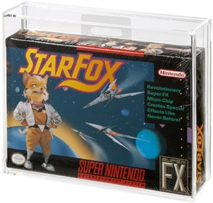 Anti Scratch Dust Resistant SNES Boxed Video Game Acrylic Display Case