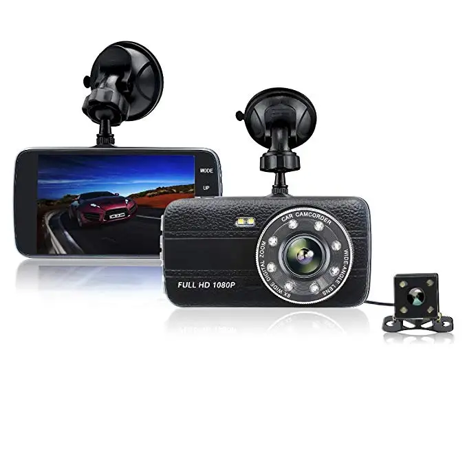Amazon FHD 1080P Dual Dash Cam 4.0 Inch Front and Rear Car DVR Camcorder