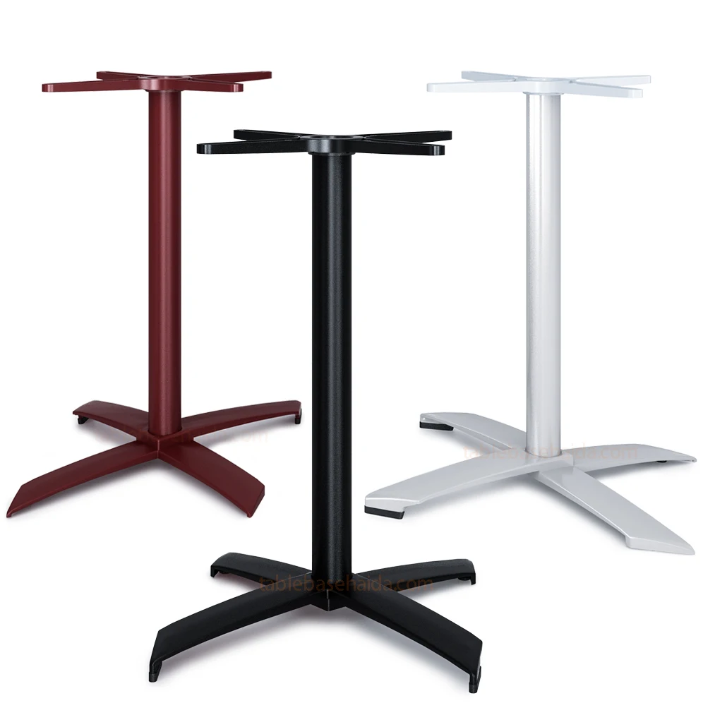 New Product X Shape Folding Telescopic Table Leg Mechanism Clamp Foldable Chrome Furniture Fency Golden