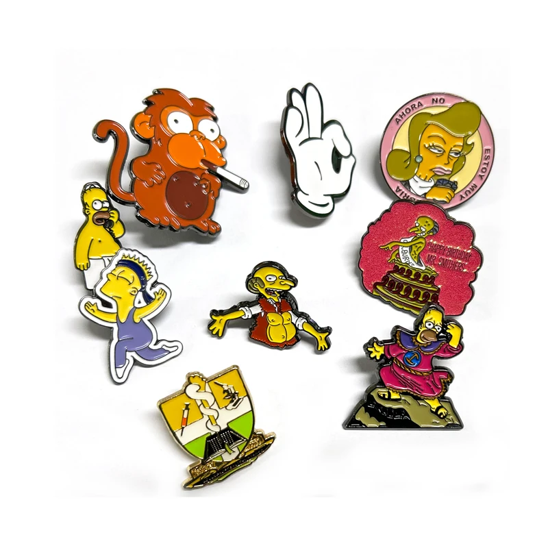 Maker Wholesale Badges Clothes Cap Security Souvenir 3D Soft Enamel Pin Logo Badge Metal Custom