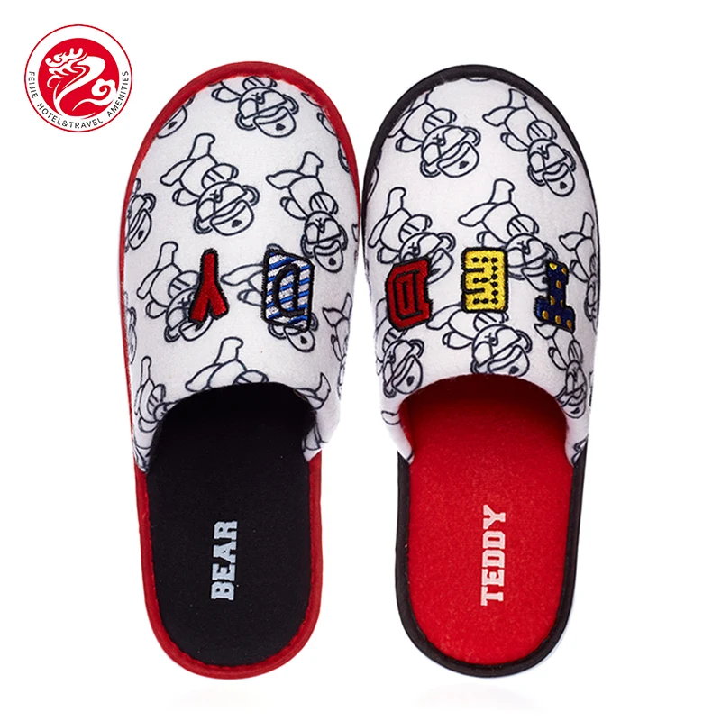 Wholesale Five Star Indoor Guest Room Cotton Hotel Slippers