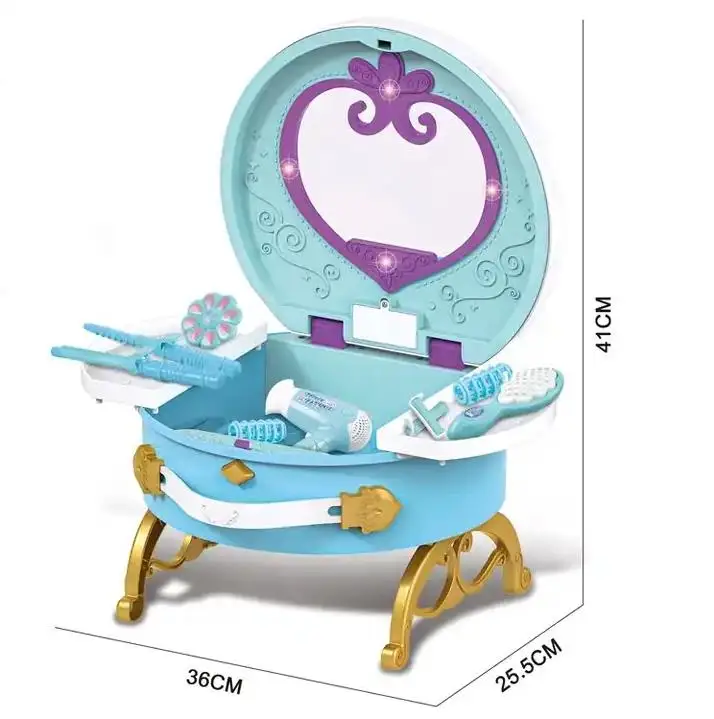 15pcs pretend cosmetics toys popular plastic girls toys beauty set