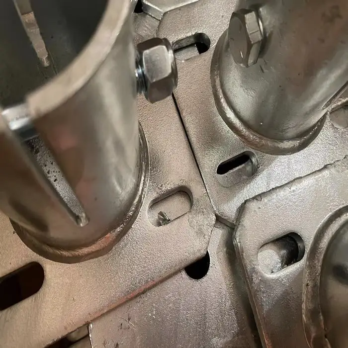 Custom Galvanized Steel Fence Post Bolt Down Anchor Support