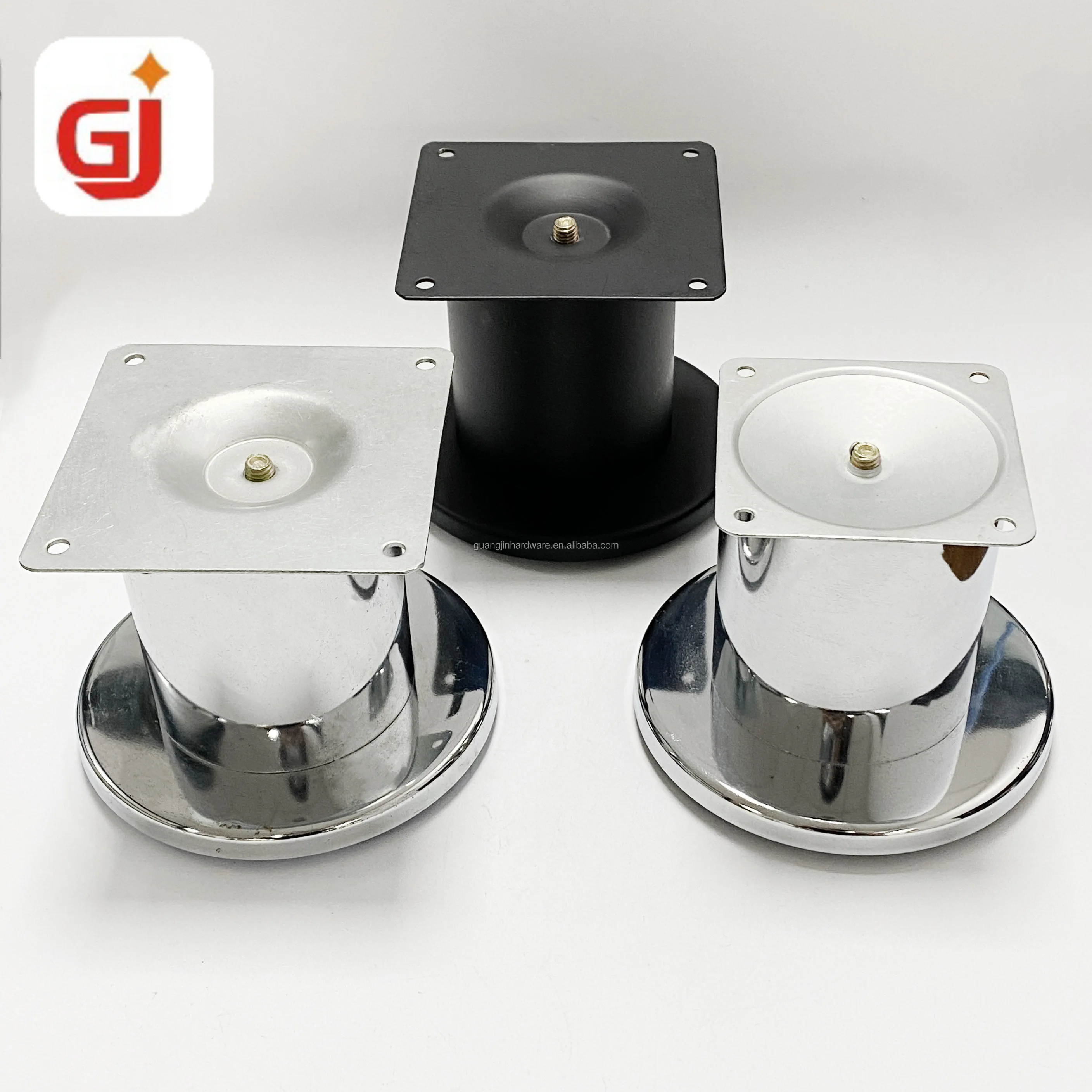 GJ-021 Big round tube hot sale modern style ready to ship metal funiture patas de sofa and patas para camas