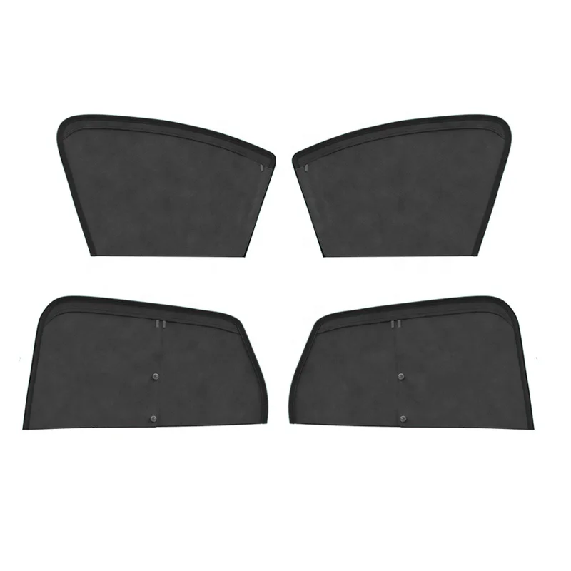 Customized Car Window Sunshade Black Nylon Anti UV Foldable High Quality Car Sunshade for Side Window
