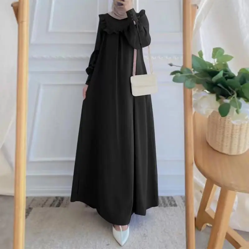 Factory direct sale high quality abaya and hijab Turkey women hijab dresses robe muslim hijab dress for women