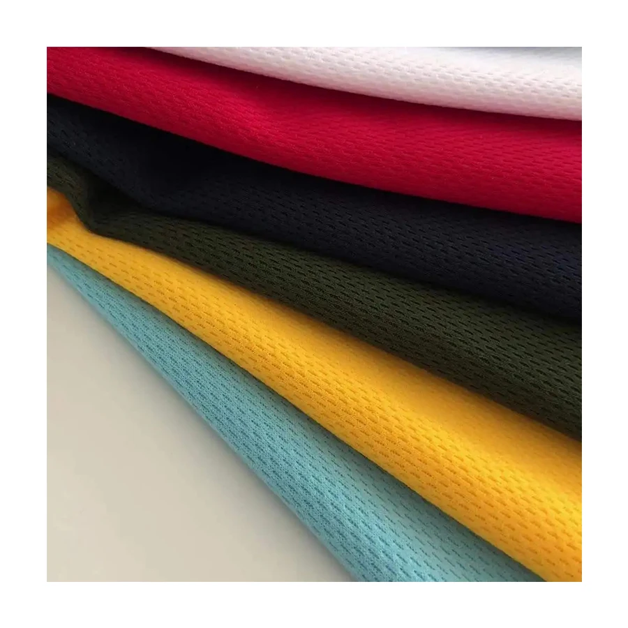 150 g 165 cm Bird eye mesh fabric, 100% polyester eyelet mesh sports jersey knit sublimation print fabric for sportswear sports