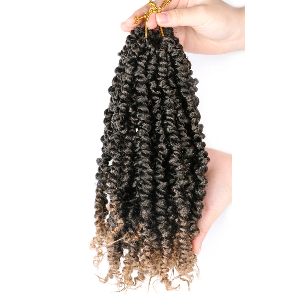 Passion twist hair short length 10inch 12strands passion twist crochet braiding hair