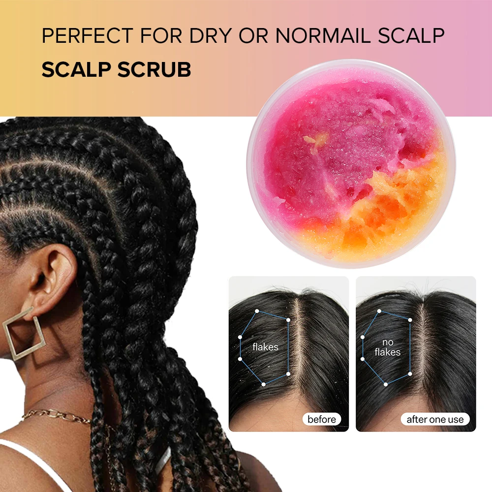 3 Color Fancy Ice Cream Anti Dandruff Message Hair Shampoo for Dry Normal Hair Cleanse Rejuvenate Nourish Smooth Shampoo Scrub